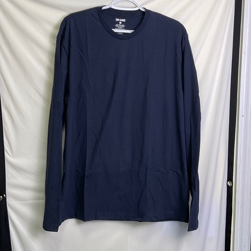 True Classic Navy Long Sleeve Tee